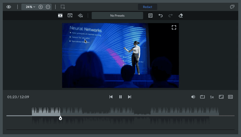 Video redaction