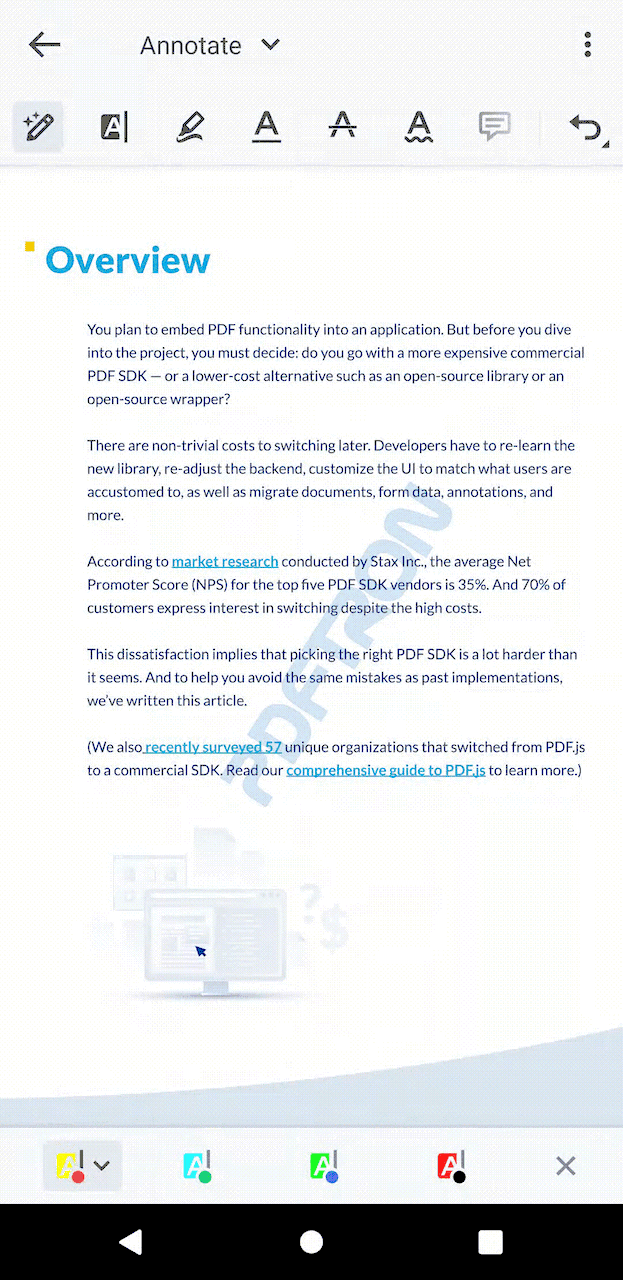 PDF, Word, Excel, and PowerPoint Viewer in Flutter on Android