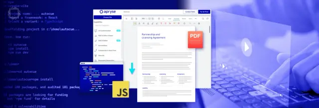 Creating an Autocue App Using WebViewer, React, and JavaScript