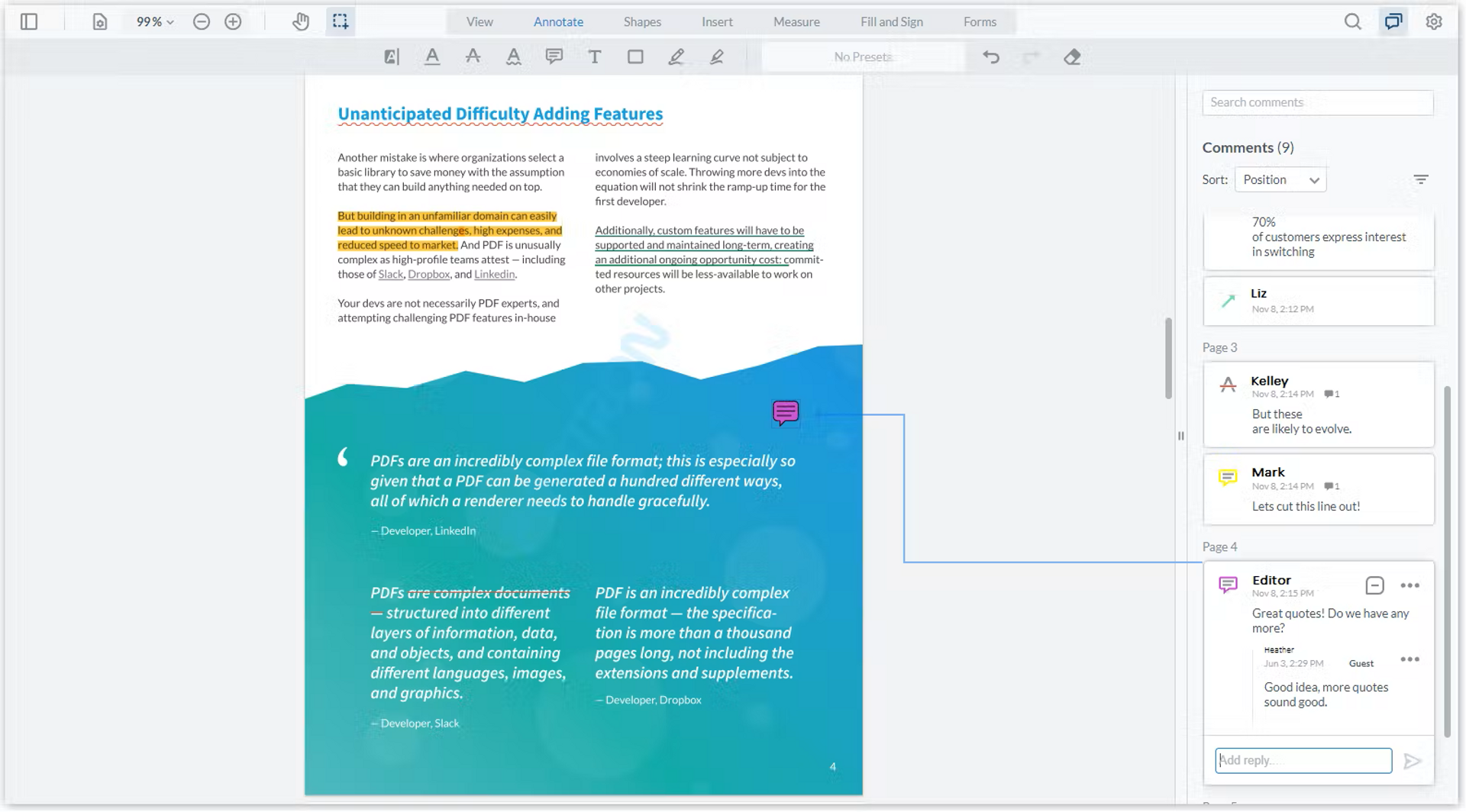 PDF Annotations with JavaScript