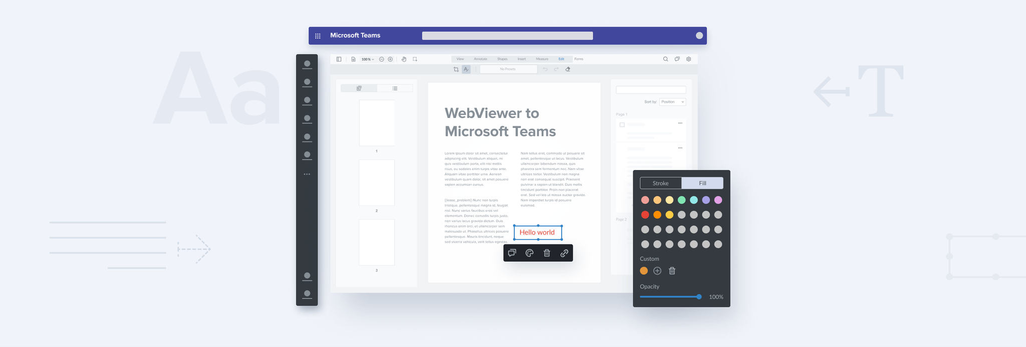 How to View, Edit, and Annotate PDFs in Microsoft Teams | Apryse