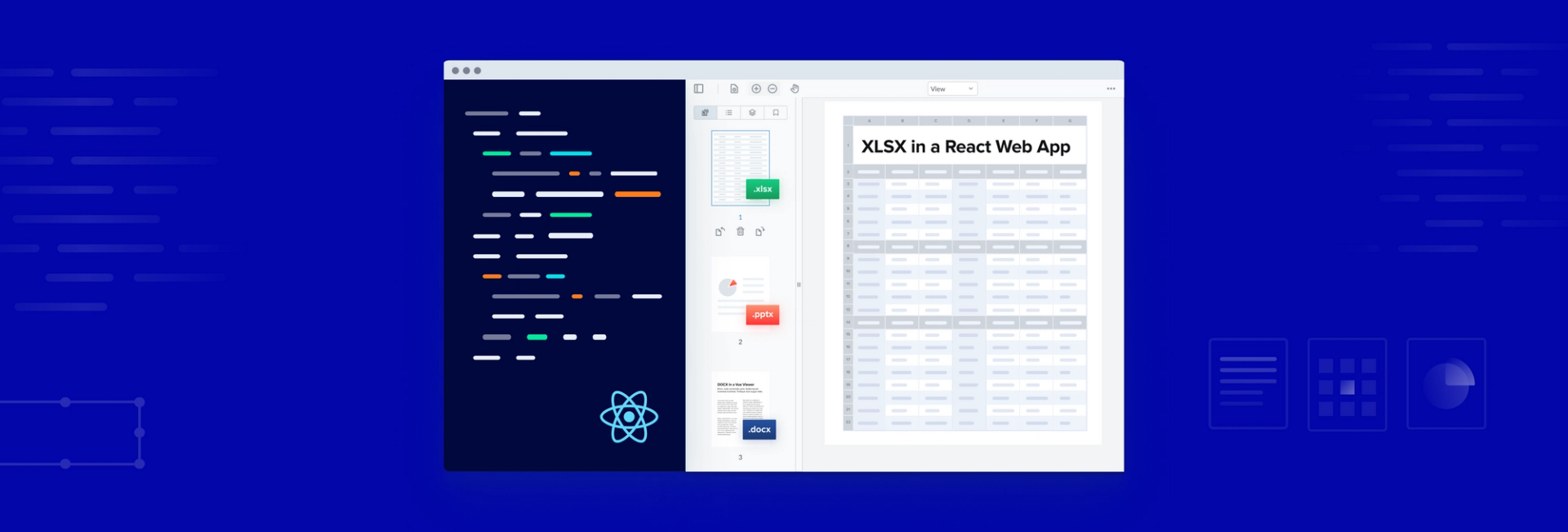 How to View XLSX in a React Web App | Apryse