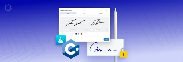 Adding a Digital Signature to a PDF in C# with the .Net SDK