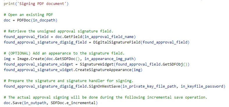 How to Add Digital Signatures Using Apryse Python SDK | Apryse