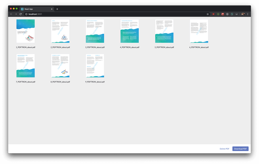 Import and Split the PDF