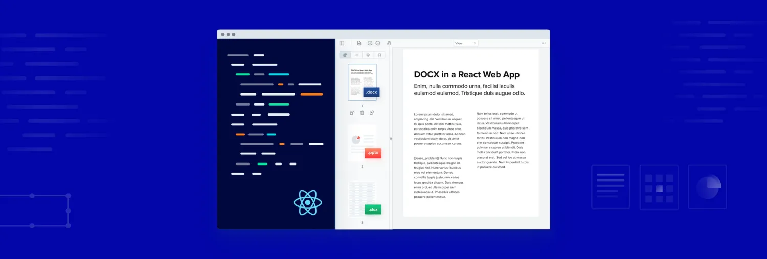 How to View DOCX File in a React Web App | Apryse