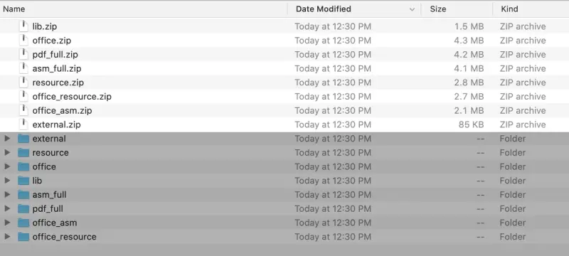 The files you will need to copy from the “webviewer-salesforce” directory.