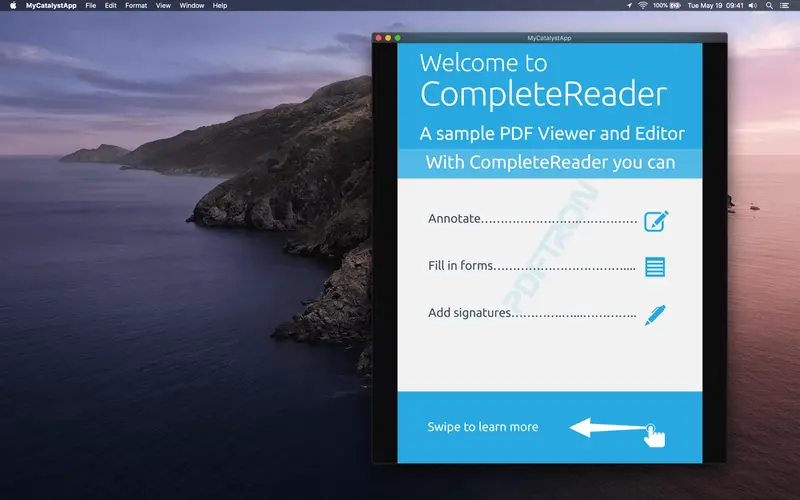 mac catalyst PDF Viewer