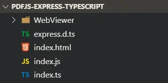 Directory for WebViewer project