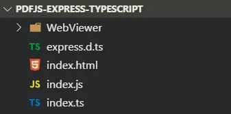 Directory for WebViewer project