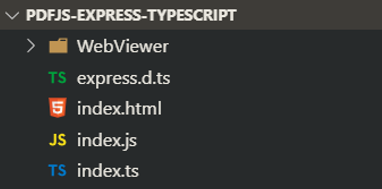Directory for WebViewer project