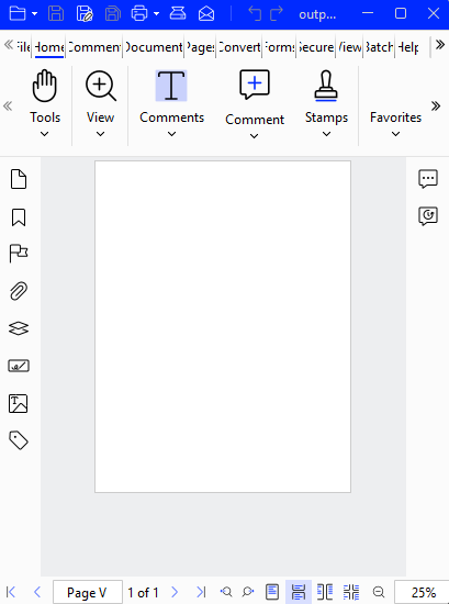A view of the PDF generated using Go.