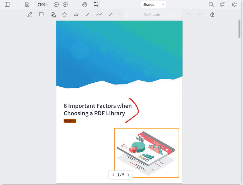 The WebViewer UI now features a brand new color picker. 