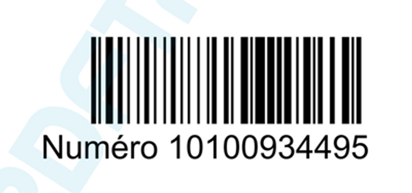 Correct rendering of a barcode in PDF