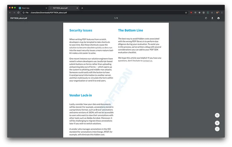 Combine the Pages and Download