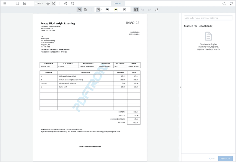 Regular expression search in action