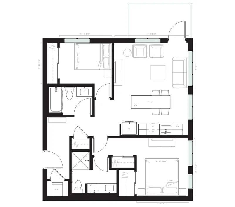 Harvester floorplan