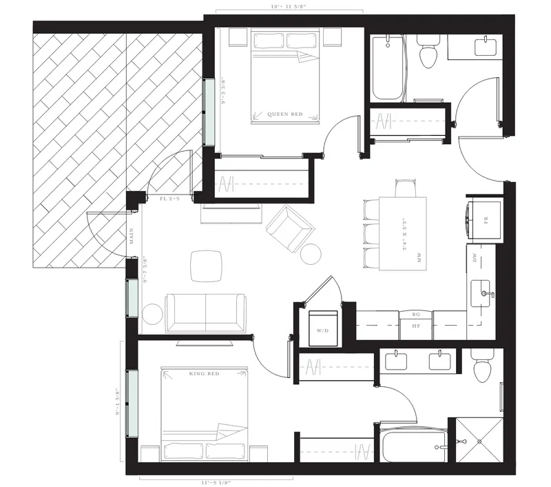 Tracker floorplan