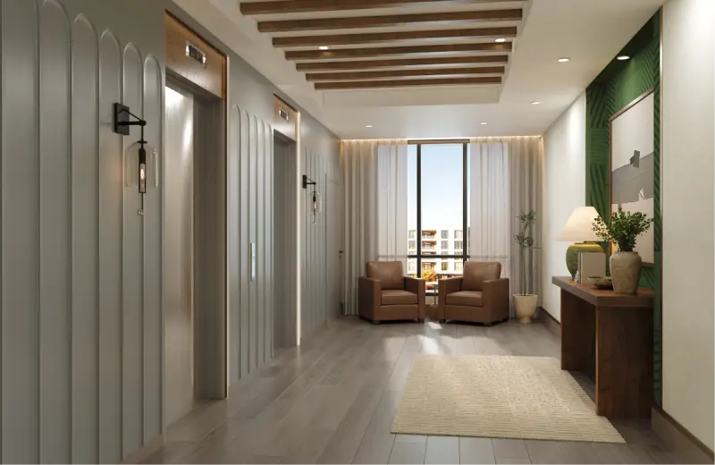 Elevator lobby