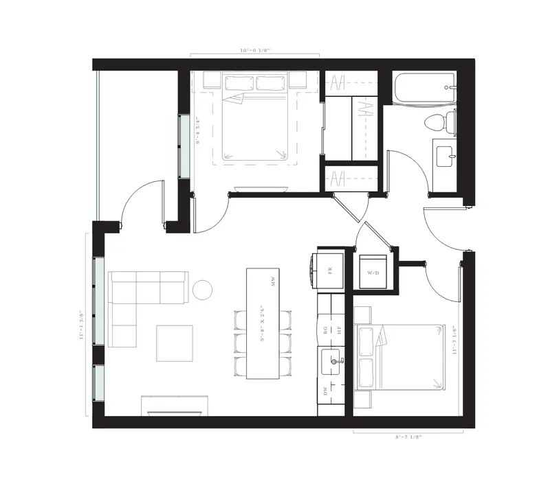 Settler floorplan