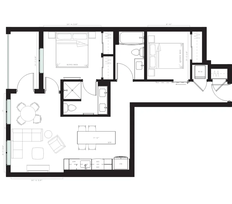 Pathfinder floorplan