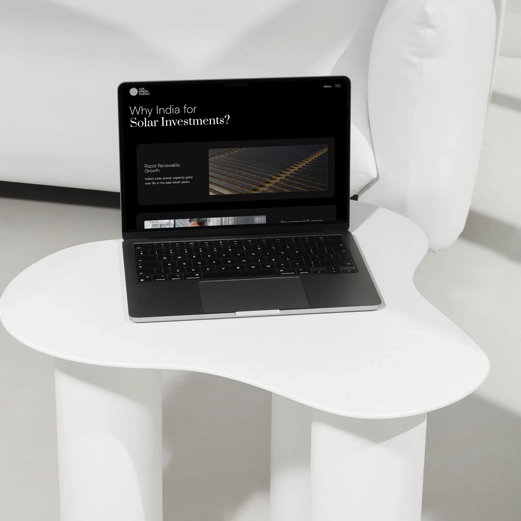LOK Green Energy website detail