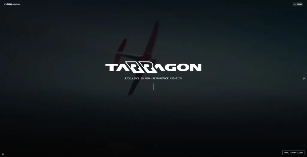 Tarragon Aircraft mājaslapa