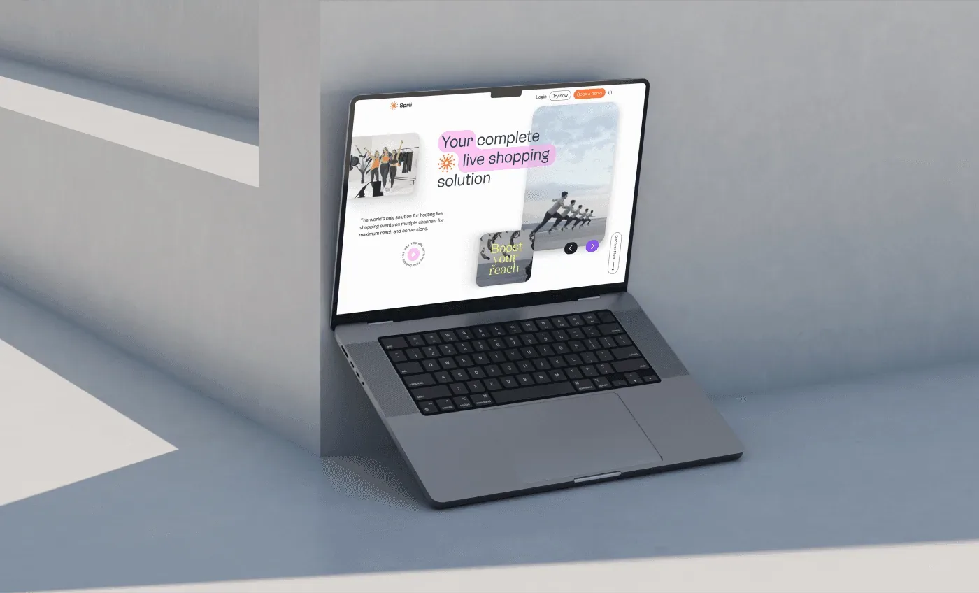 Sprii website detail