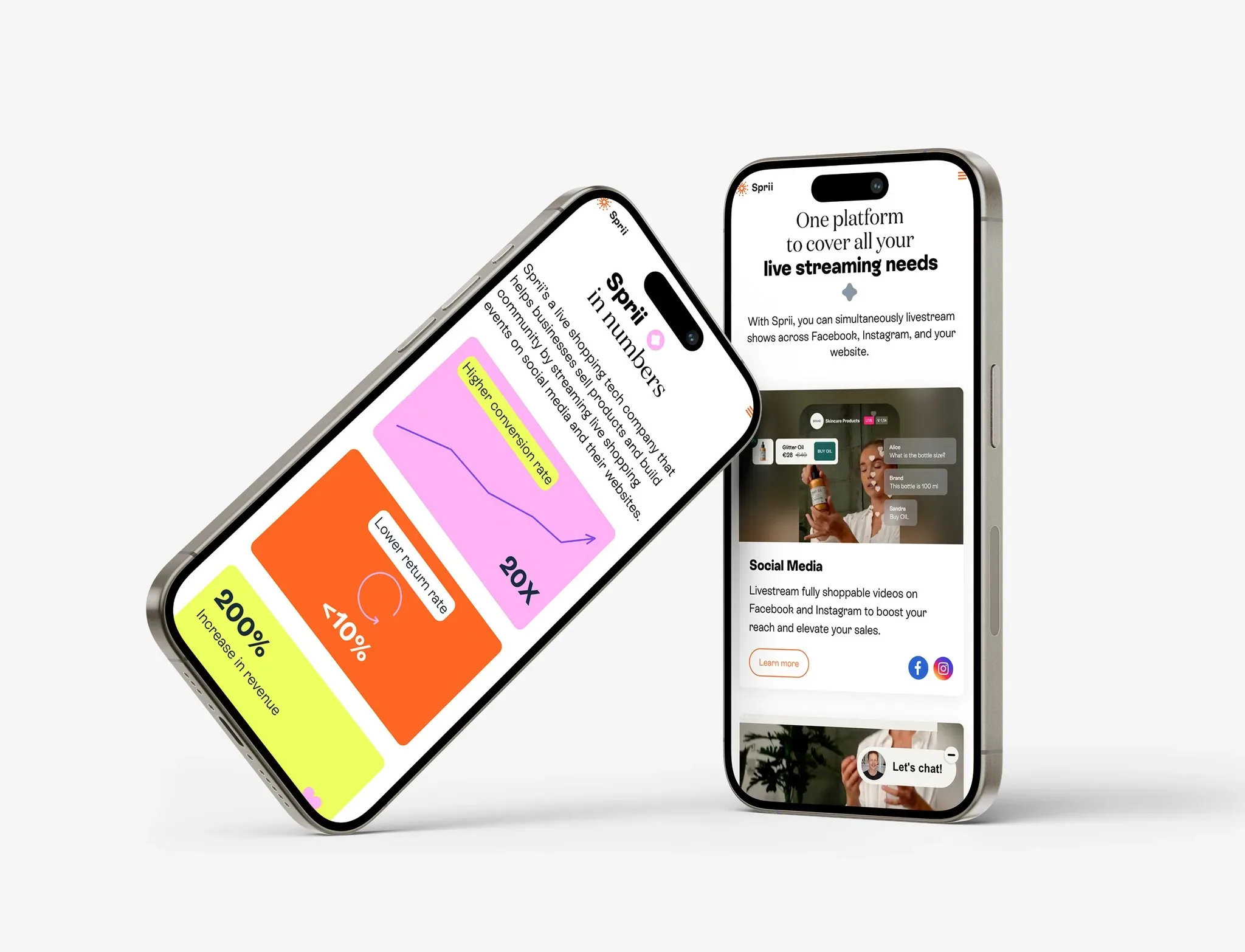 Sprii website detail