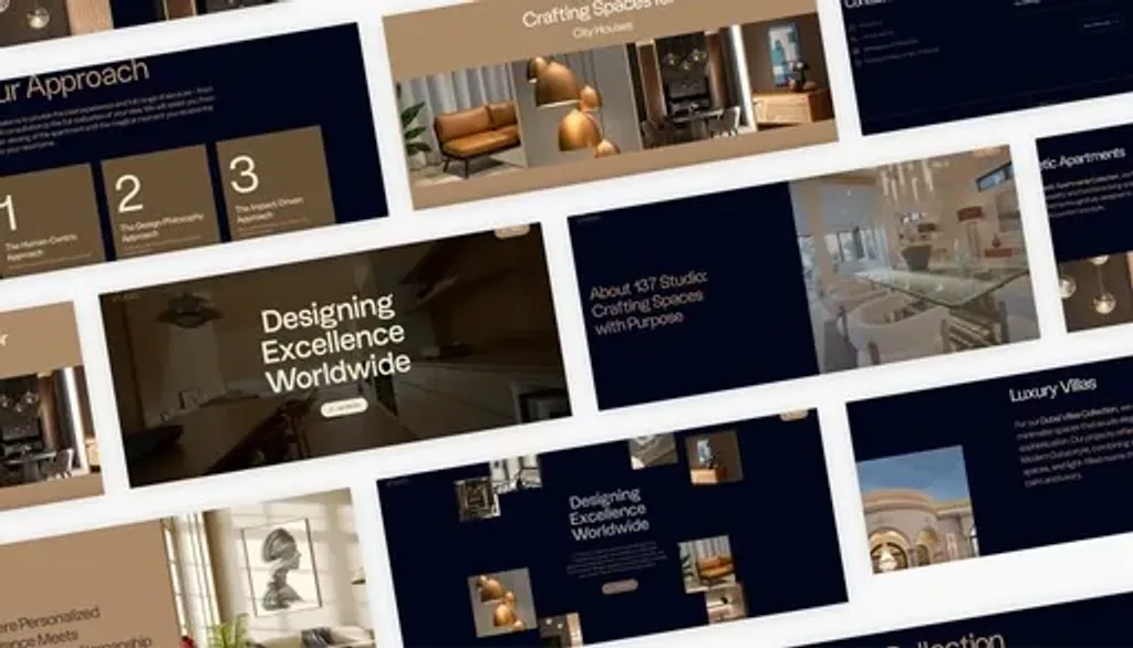 1:37 Design Dubai mājaslapa