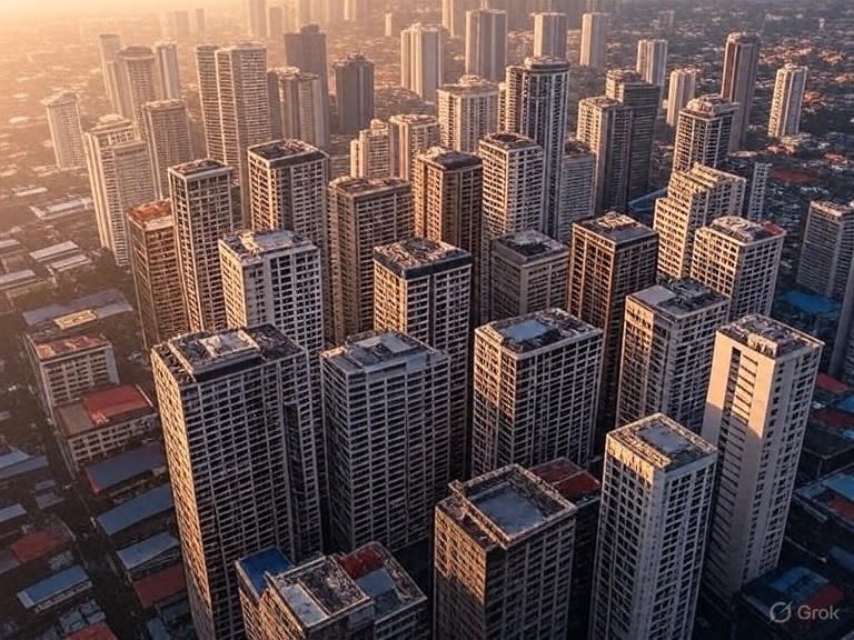 Philippines Condominium Oversupply Crisis Reaches Record Highs as Metro Manila Faces 8.2-Year Market Absorption Timeline