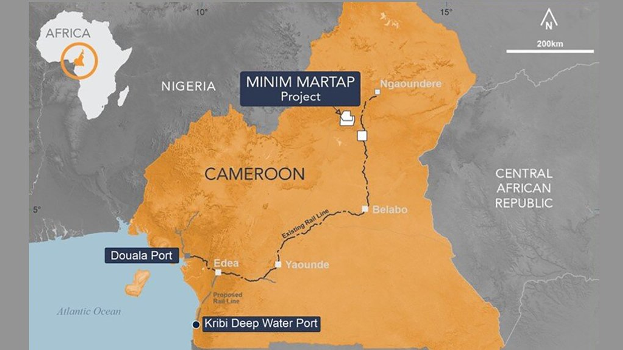 Canyon completes first drawdown from credit facility to progress Cameroon project