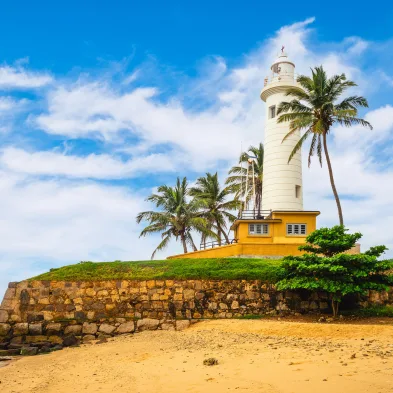 Historic Galle Fort and colonial streets along Sri Lanka's southern coast