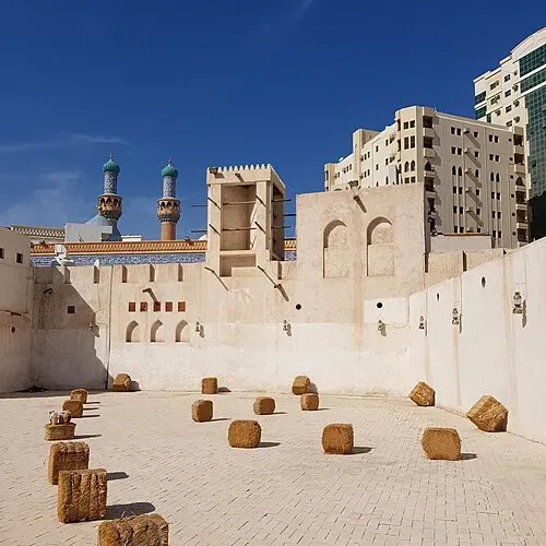 Sharjah Heritage Area with restored houses and cultural museums