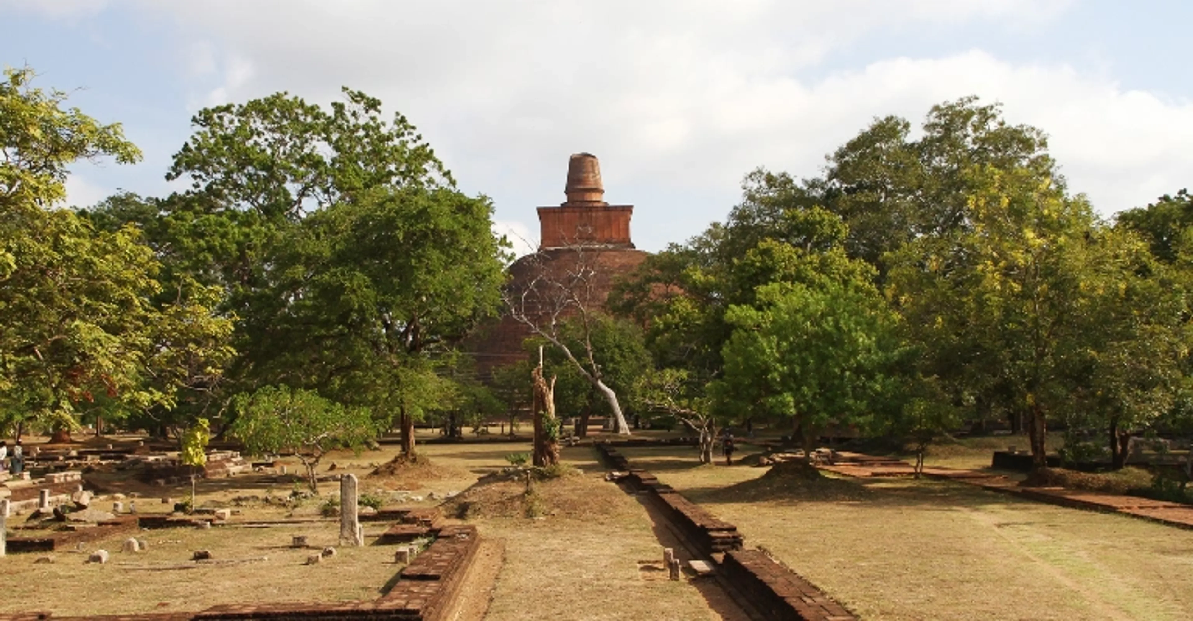 Dambulla Cave Temple with ancient Buddhist murals and statues in Sri Lanka