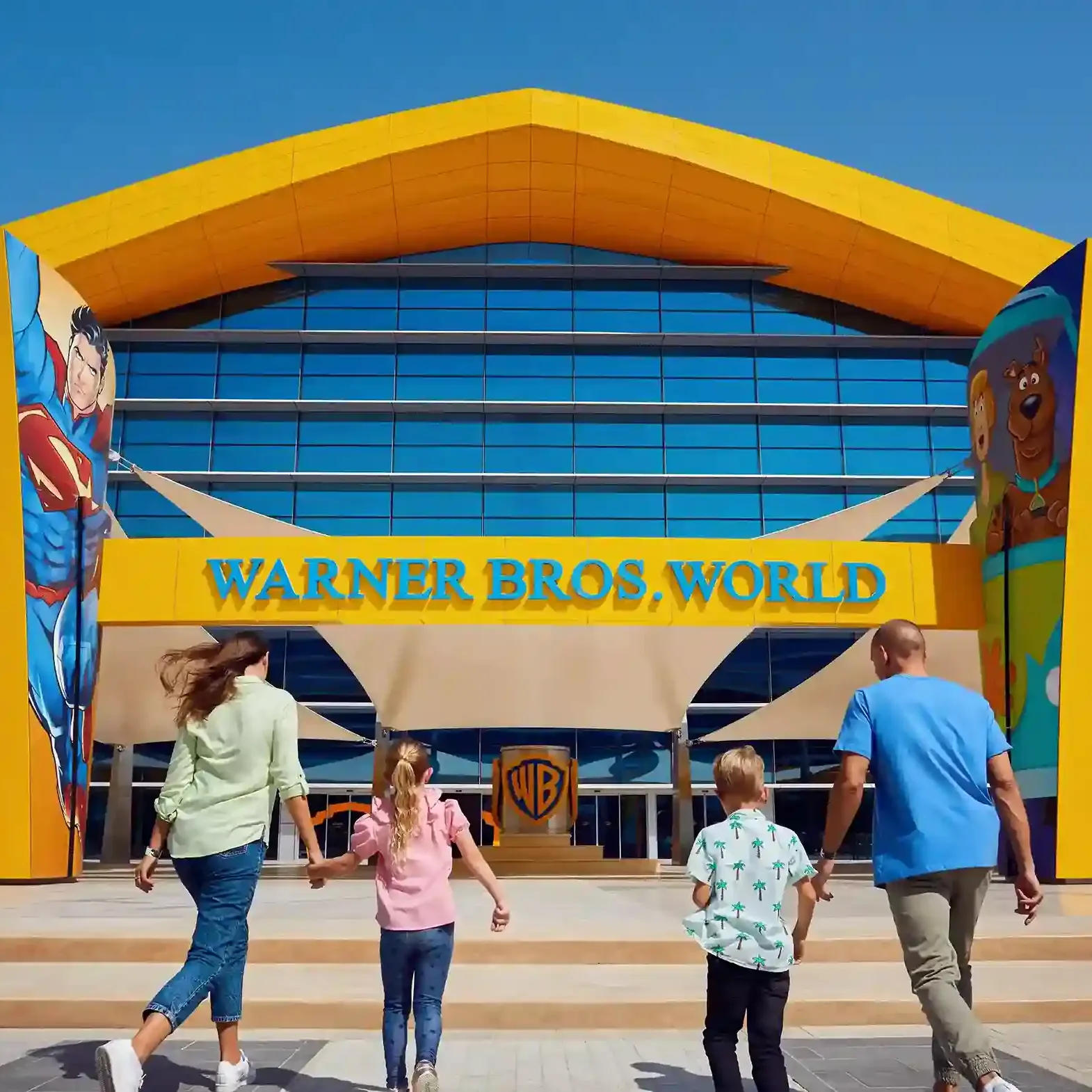 Warner Bros World indoor theme park on Yas Island Abu Dhabi