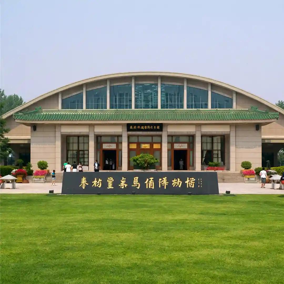 Terracotta Warriors at Qin Shi Huang Mausoleum Museum with rows of ancient clay soldiers in excavation site