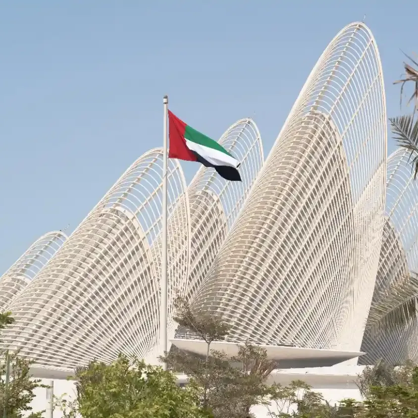 Zayed National Museum cultural landmark in Abu Dhabi