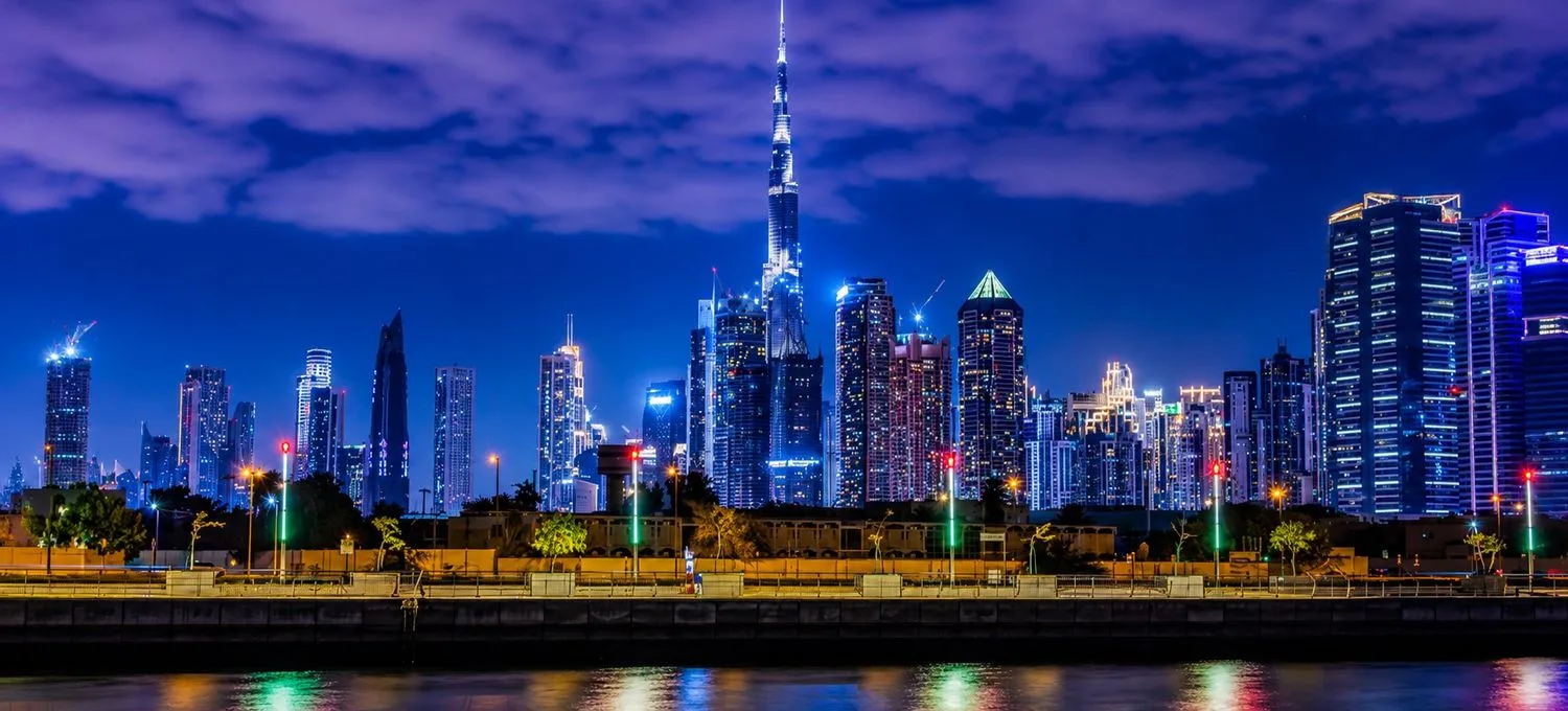 Breakdown of flight, hotel, and land package costs for a Dubai trip from India