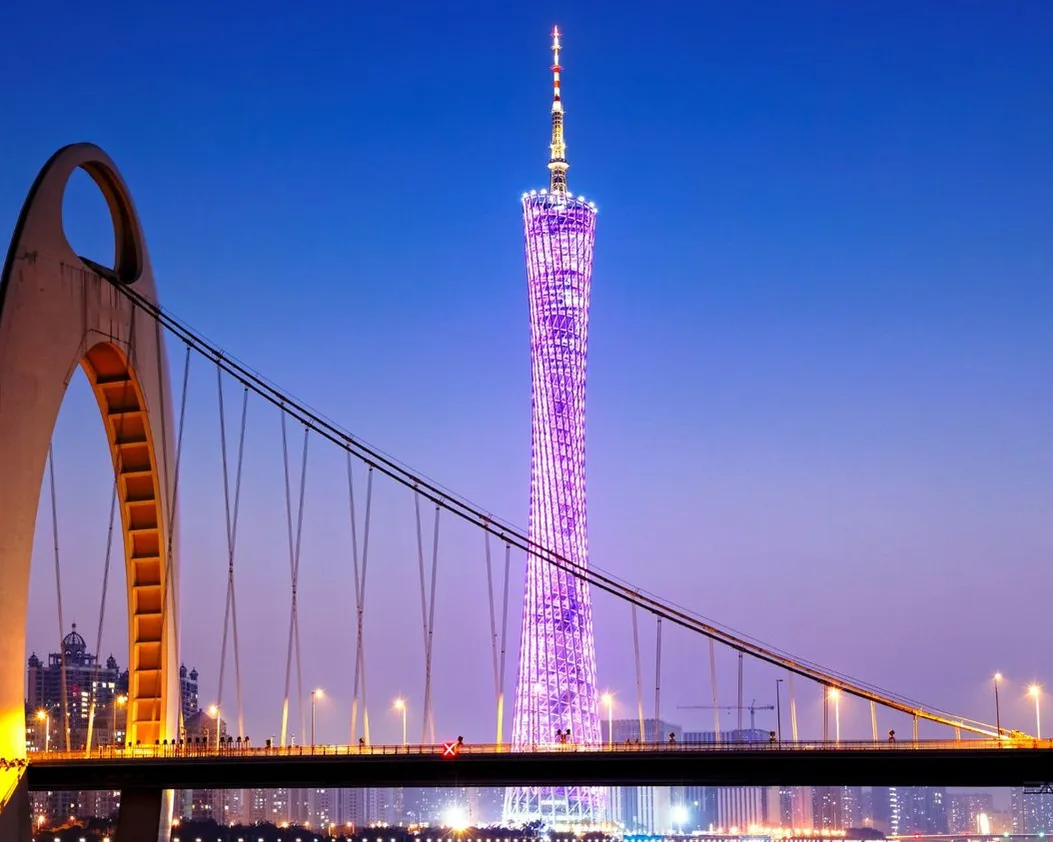 Canton Tower and Pearl River skyline, Guangzhou