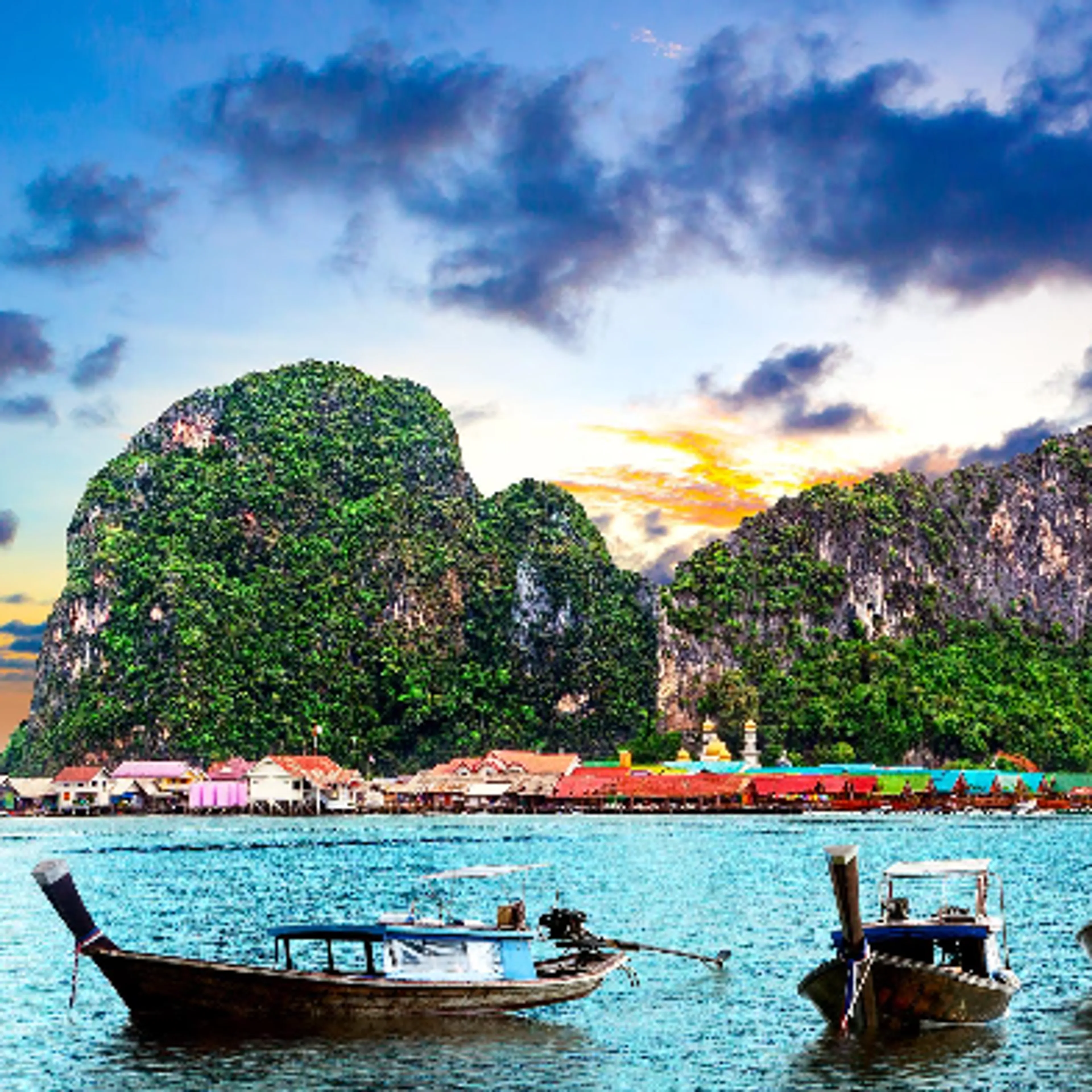 Phuket Thailand with tropical beach, turquoise sea, and scenic coastal landscape