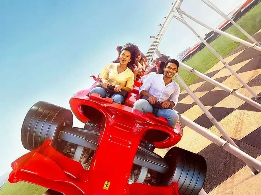 Dubai and Abu Dhabi landmarks including Burj Khalifa and Sheikh Zayed Grand Mosque representing a UAE adventure package