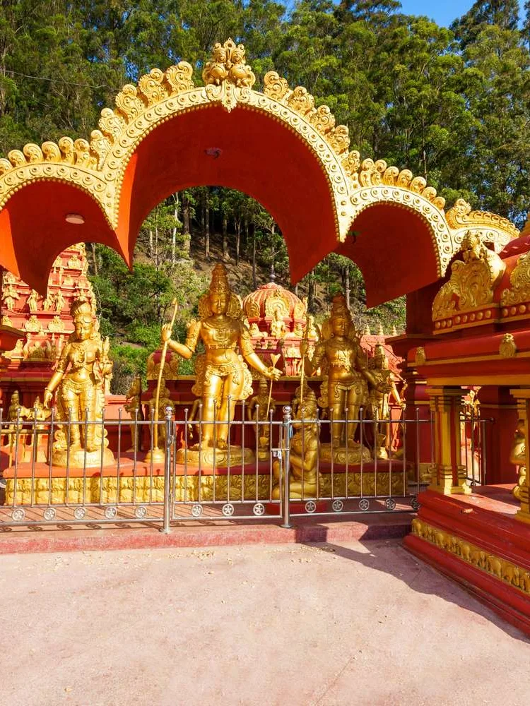 Sita Amman Temple in Nuwara Eliya, a sacred site on Sri Lanka's Ramayana Trail
