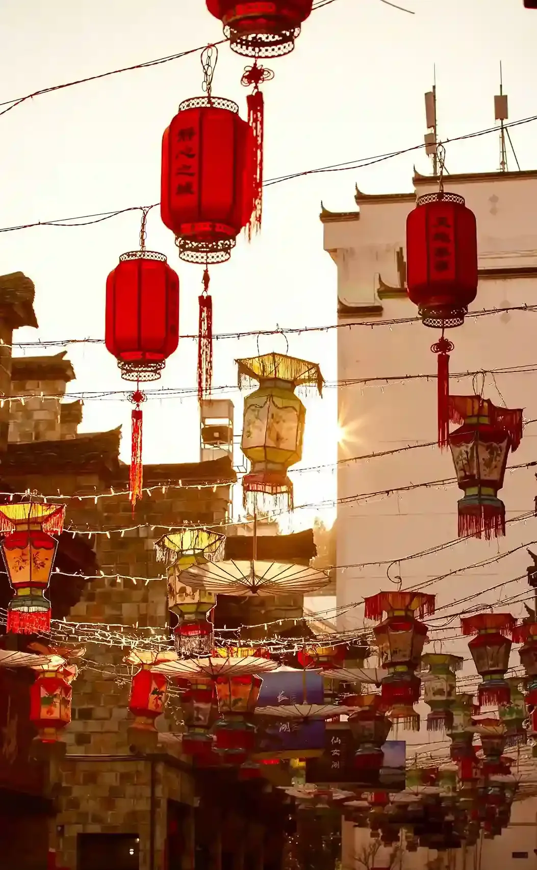 Scenic view of Chinese landscape with mountains and rivers, representing top travel experiences in China itineraries