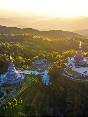 Doi Inthanon National Park waterfalls and cloud forests