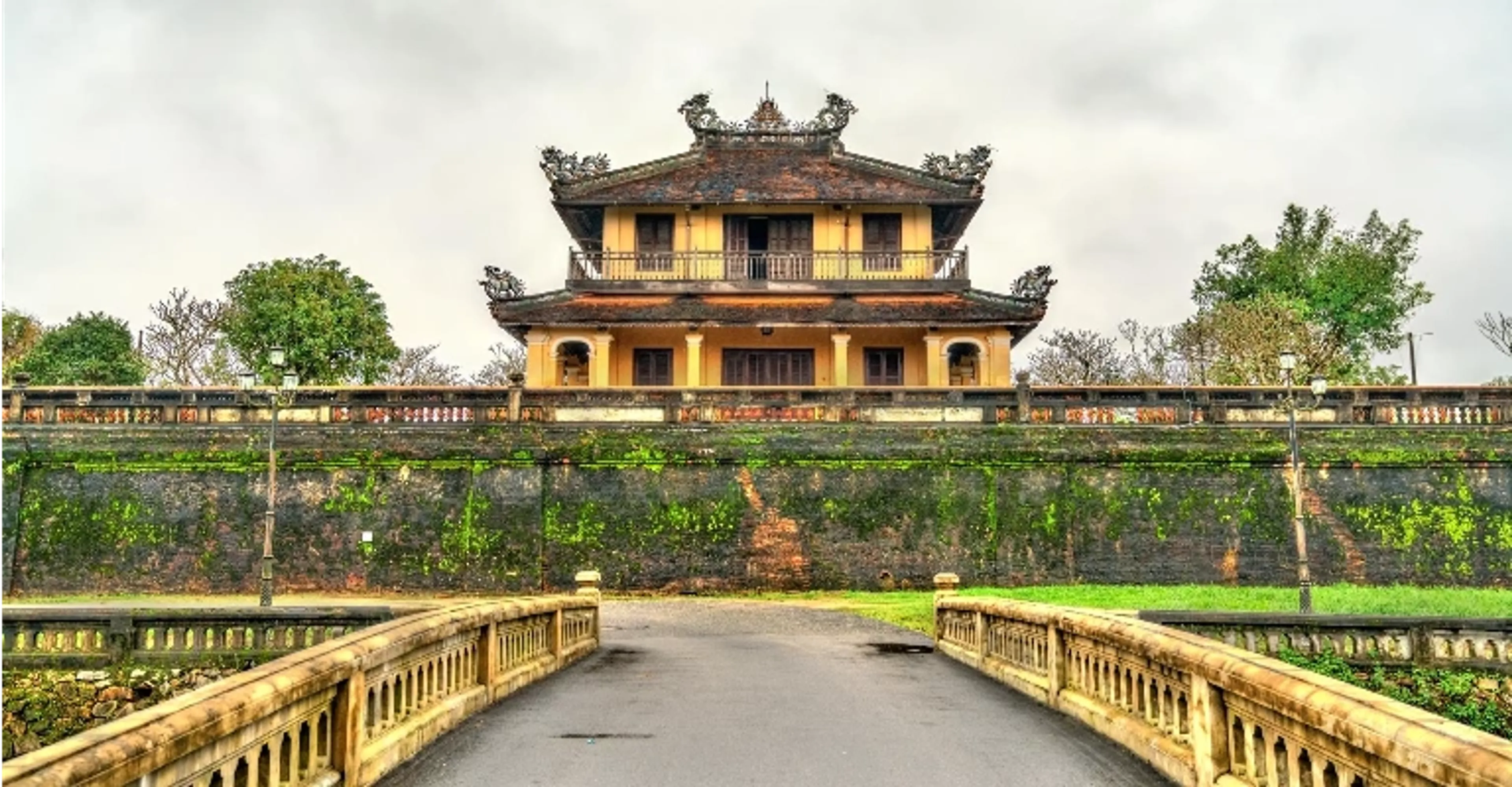 Hue Imperial City and historic cultural landmarks in Vietnam