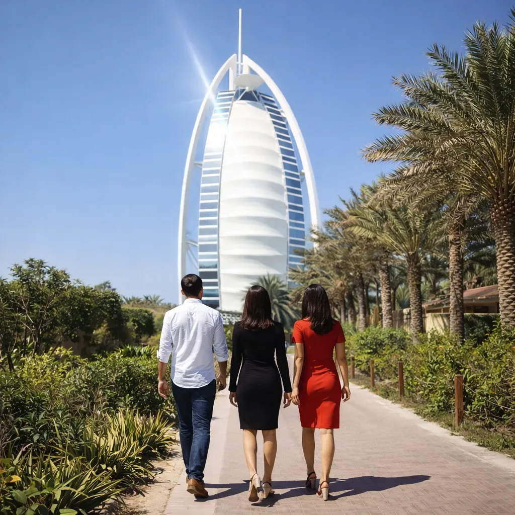 Desert safari and luxury travel experience in UAE showing customized tour packages by local DMC