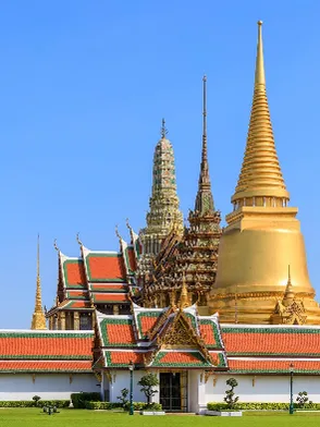 Wat Phra Kaew Temple of the Emerald Buddha in Bangkok
