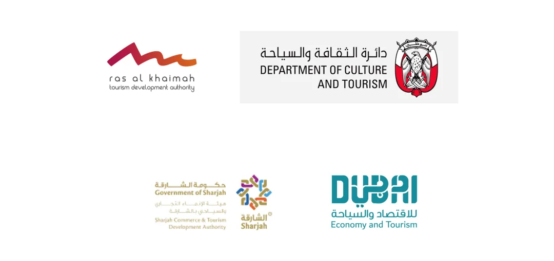 Logos of Royal Arabian's global travel partners and affiliated tourism organizations