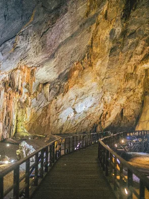 Guided cave expedition through the world's largest caves at Phong Nha-Kẻ Bàng National Park Vietnam